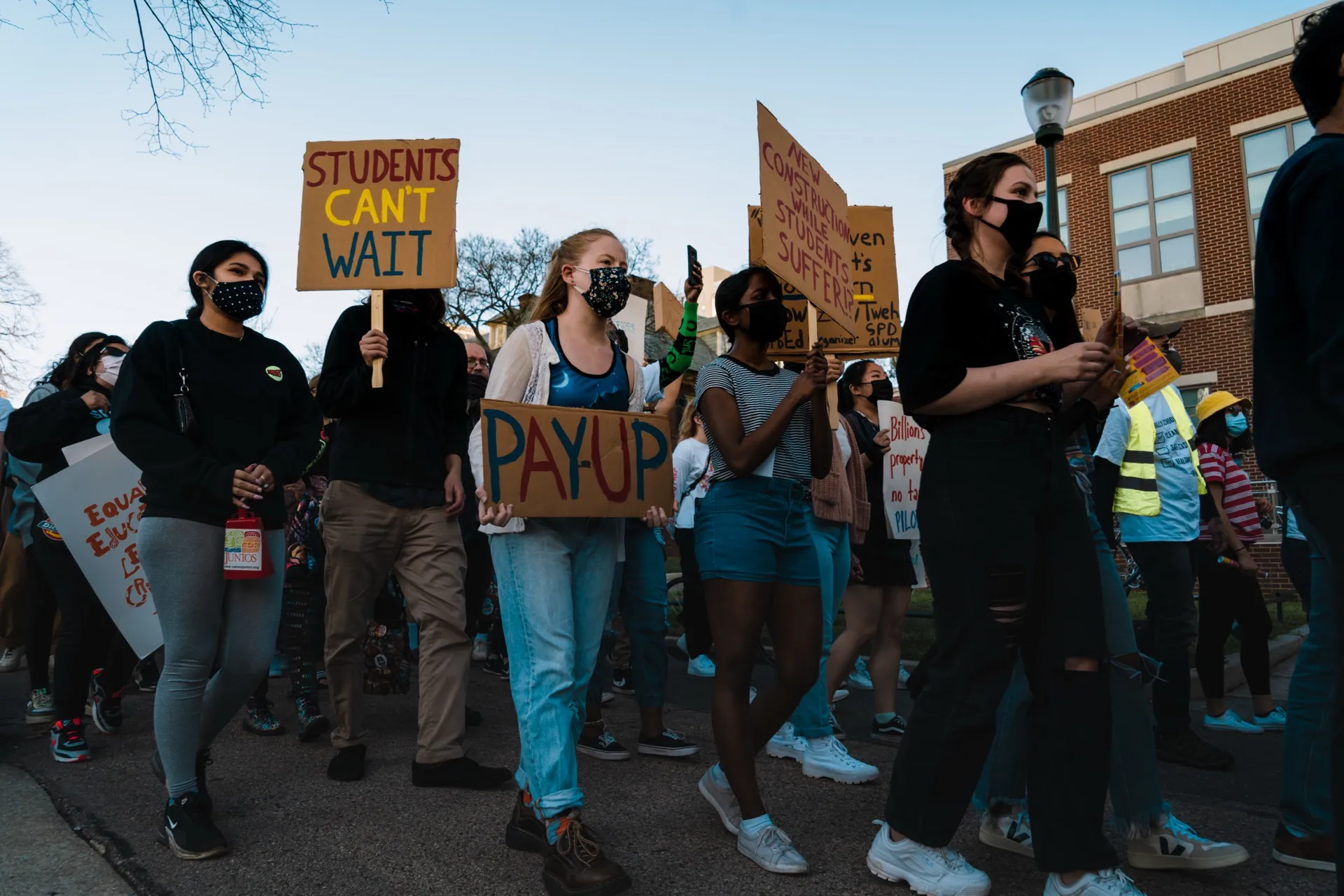 Pay Up campaign action